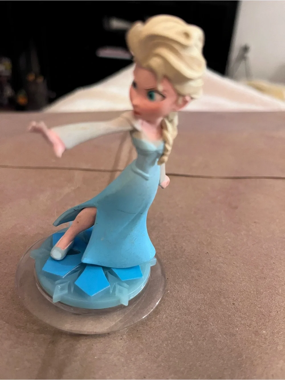 Disney Elsa Figurine in Light Blue Gown